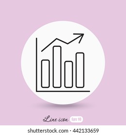 Line icon-  chart