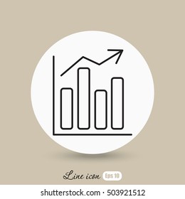 Line icon-  chart