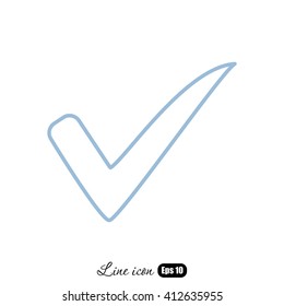 Line icon- Check