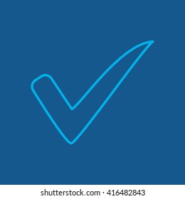 Line icon- Check
