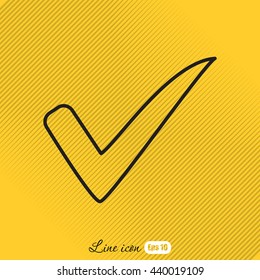 Line icon- Check
