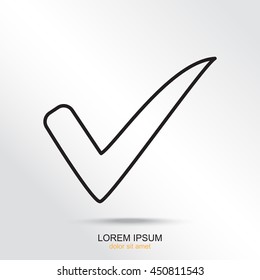Line icon- Check