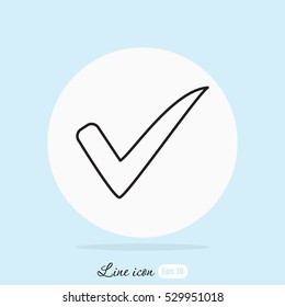 Line icon- Check