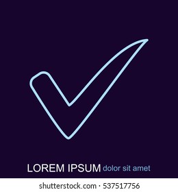 Line icon- Check