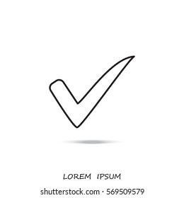 Line icon- Check
