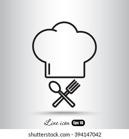 Line icon- chef