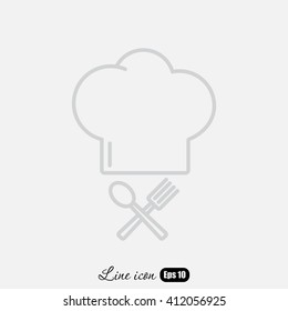 Line icon- chef