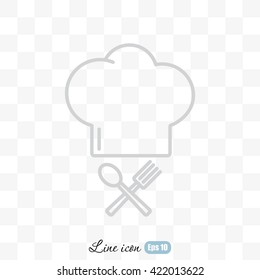 Line icon- chef