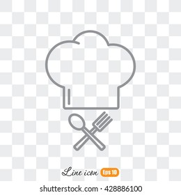 Line icon- chef
