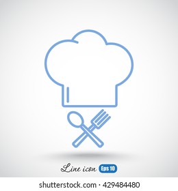 Line icon- chef