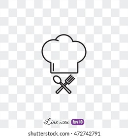 Line icon- chef