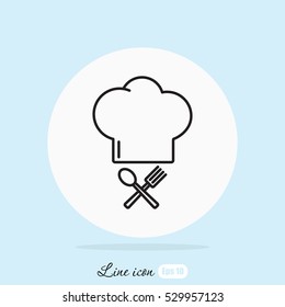Line icon- chef