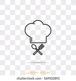 Line icon- chef