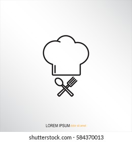 Line icon- chef