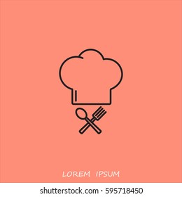 Line icon- chef