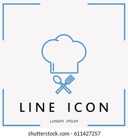 Line icon- chef