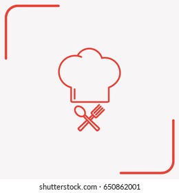 Line icon- chef