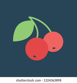 Line icon cherry