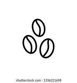 Line icon- coffee bean