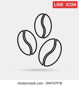 Line icon-  coffee beans