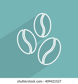 Line icon-  coffee beans