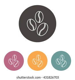 Line icon-  coffee beans