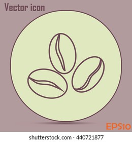 Line icon. Coffee beans icon