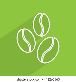 Line icon-  coffee beans