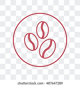 Line icon-  coffee beans