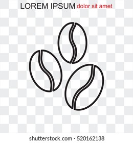 Line icon-  coffee beans