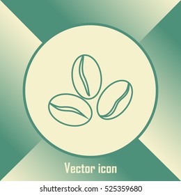 Line icon. Coffee beans icon