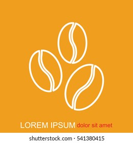 Line icon-  coffee beans