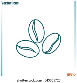 Line icon. Coffee beans icon
