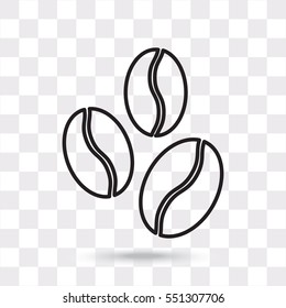 Line icon-  coffee beans