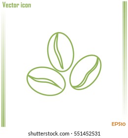 Line icon. Coffee beans icon
