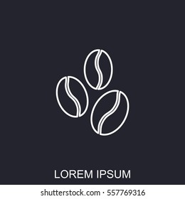 Line icon-  coffee beans