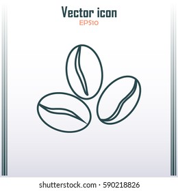 Line icon. Coffee beans icon