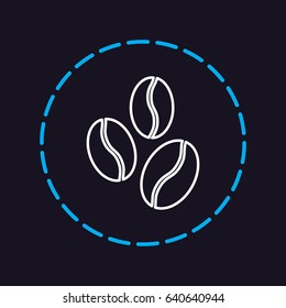 Line icon-  coffee beans