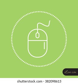 Line icon- computer mouse
