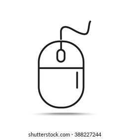 Line icon- computer mouse