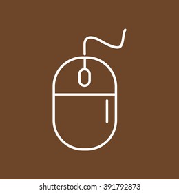 Line icon- computer mouse