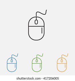Line icon- computer mouse