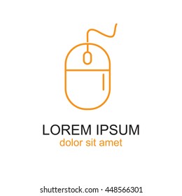 Line icon- computer mouse