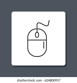 Line icon- computer mouse