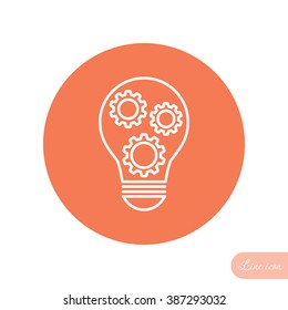 Line icon-   concept