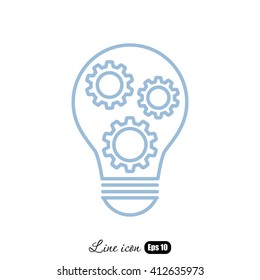 Line icon-   concept
