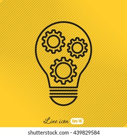 Line icon-   concept