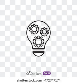 Line icon-   concept