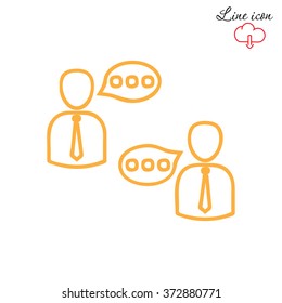 Line icon- conversation