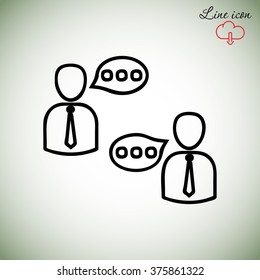 Line icon- conversation
